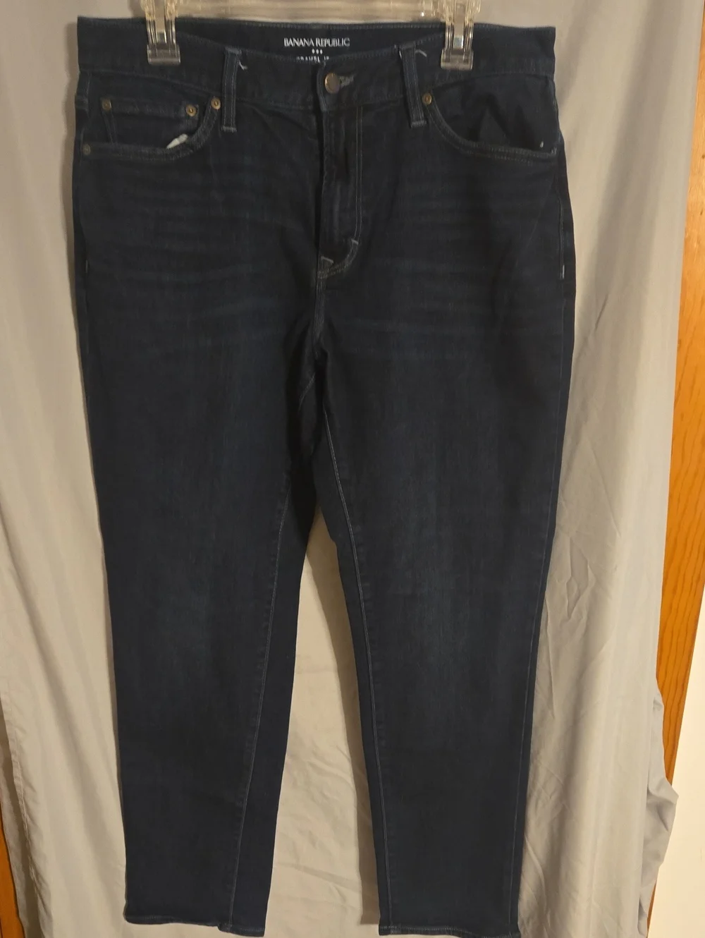 Banana Republic Men's Dark Navy Slim Jeans Size 34x32